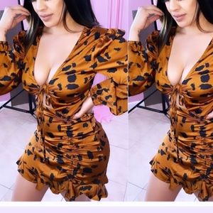 Animal print dress 🐯🦁